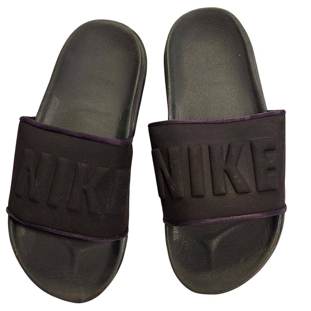 Nike slip-on clog slides sandals Black Womens size 6